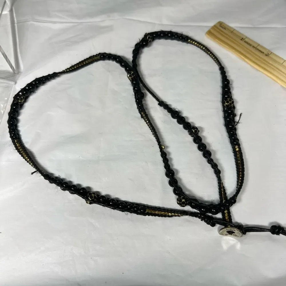 Bindy USA Corded Beaded Wrap Bracelet